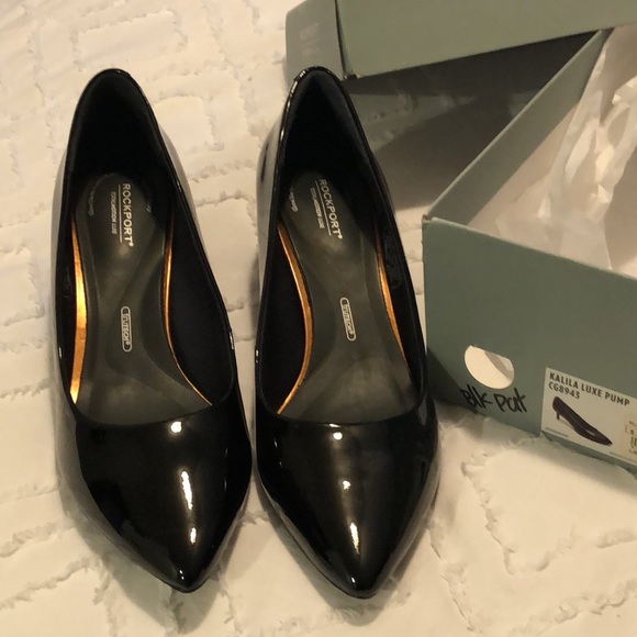 Rockport Shoes - ROCKPORT KALILA LUXE PUMP BLACK PATENT (8)
